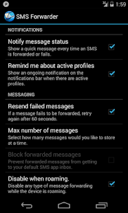 SMS Forwarder Screenshot