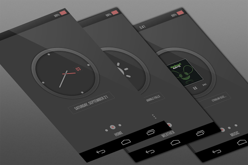 Moderno - Zooper Widget Skin