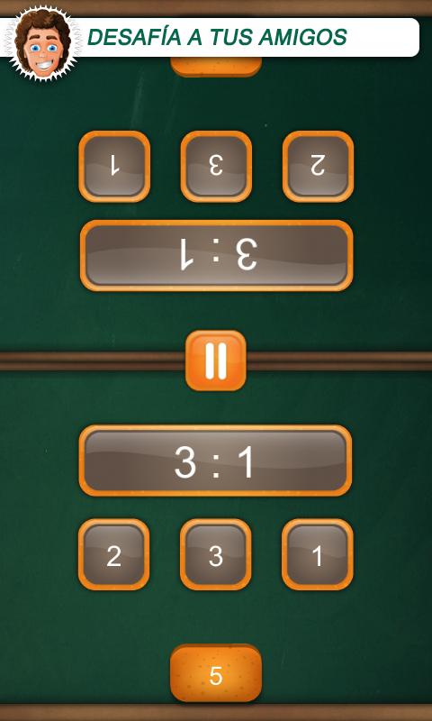 Android application Math Duel: 2 Player Math Game screenshort