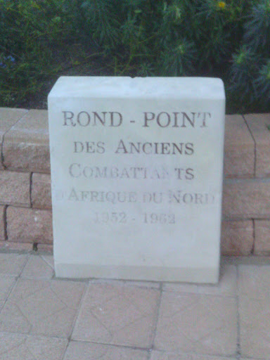 Rond Point Des Anciens combattants d Afrique du nord