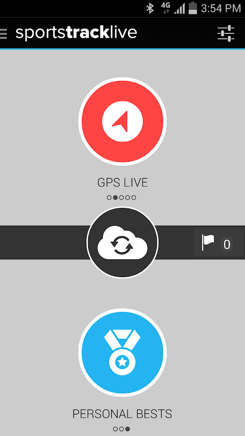 Android application SportsTracker PRO Run &amp; Bike screenshort