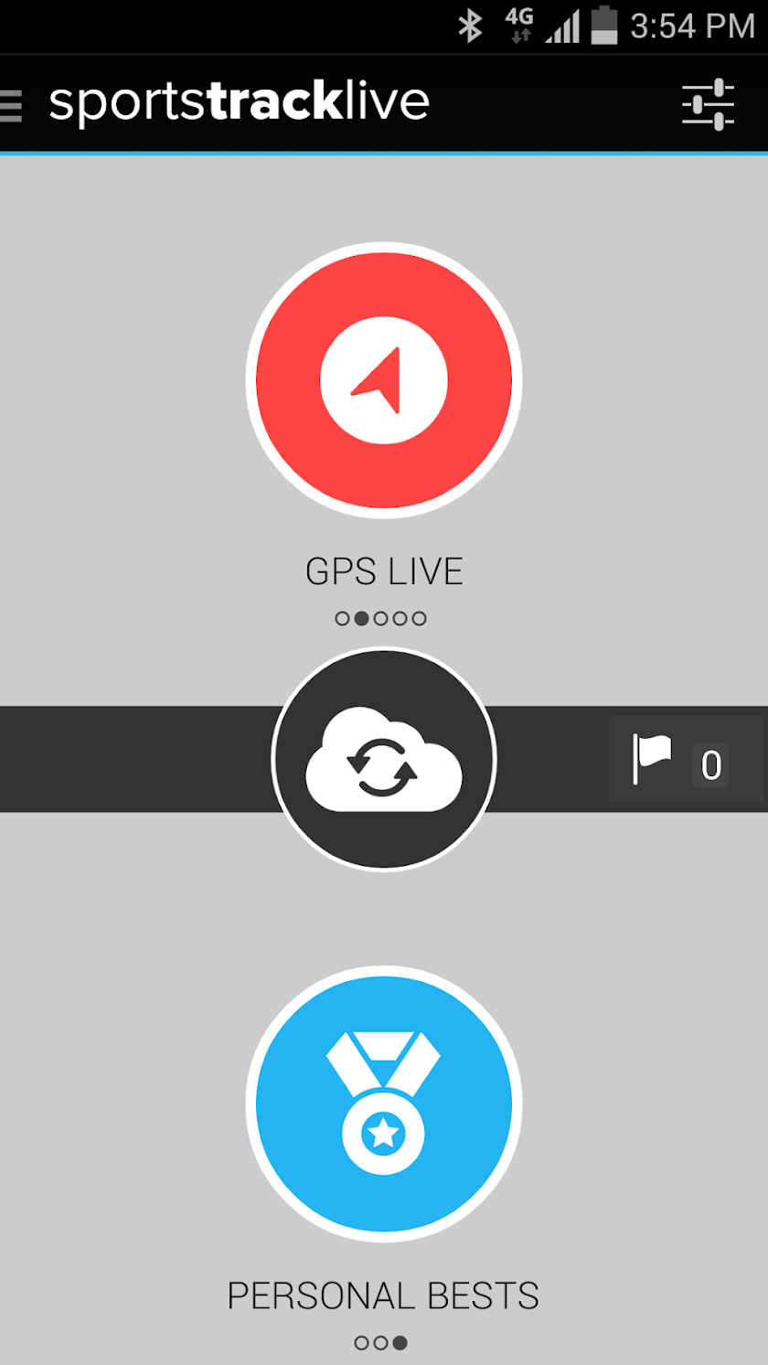 SportsTracker PRO Run &amp; Bike Screen 1