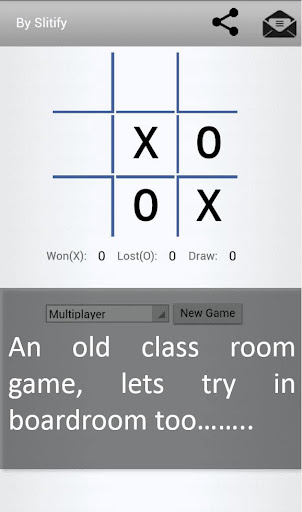 Slitify 0-X TIc Tac Toe