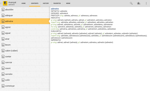 Advanced Catalan Dictionary TR Screenshots 10