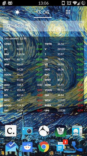 StockTicker - Widget