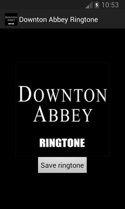 Android application Downton Abbey Ringtone screenshort