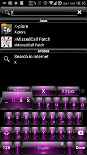 Theme TouchPal Dusk Pink Screenshots 3