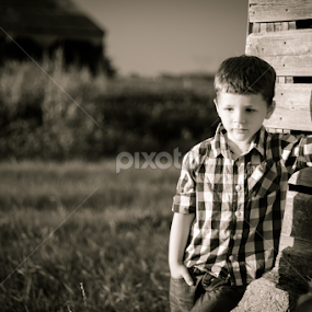 Deep In Thought..... by Kim  G-Smith - Babies & Children Child Portraits