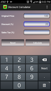 Discount Calculator screenshot 1