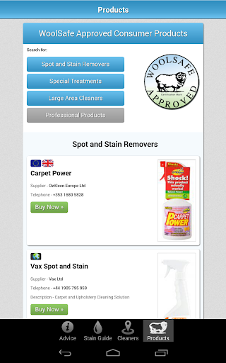 【免費生活App】WoolSafe Carpet Cleaning Guide-APP點子