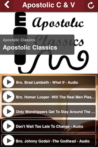Apostolic C&amp;V Screen 2