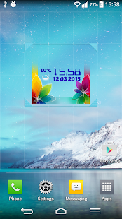 download Bunga Digital Jam Cuaca free