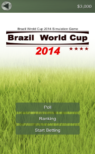 World Cup 2014 Simulation Game
