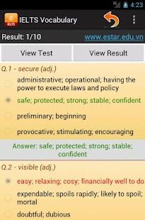 download 3000 IELTS Vocabulary Test free
