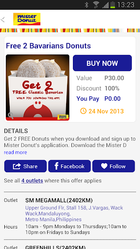 【免費購物App】Mister Donut Philippines-APP點子