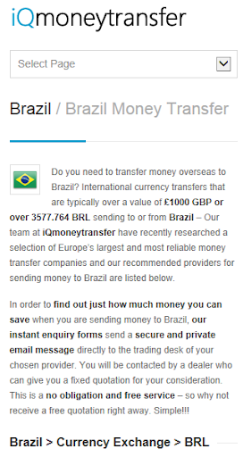 Brazil Transfer BRL