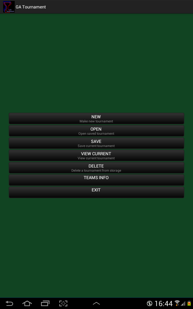 GA Tournament Screen 3