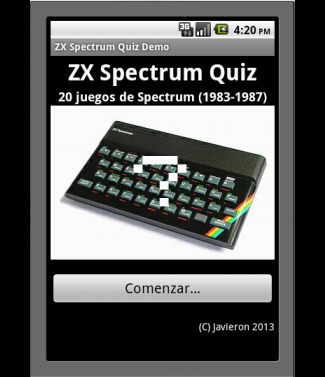 ZX Spectrum Quiz Demo