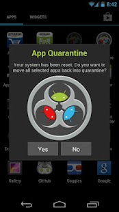 App Quarantine ROOT/FREEZE