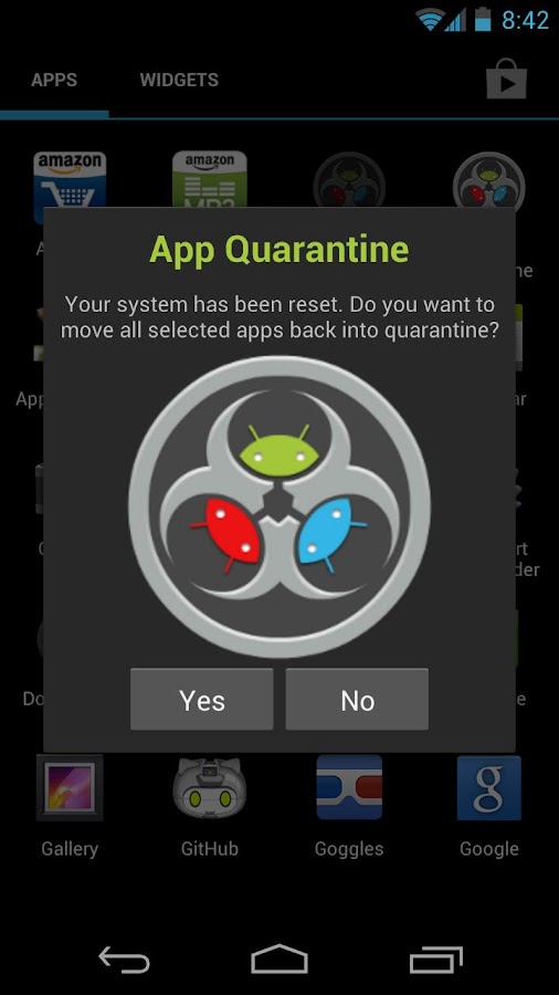    App Quarantine ROOT/FREEZE- screenshot  
