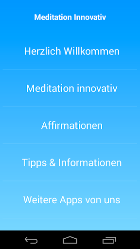 Meditation Innovativ