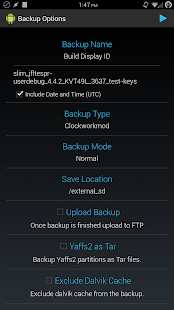 Online Nandroid Backup * ROOT - screenshot thumbnail