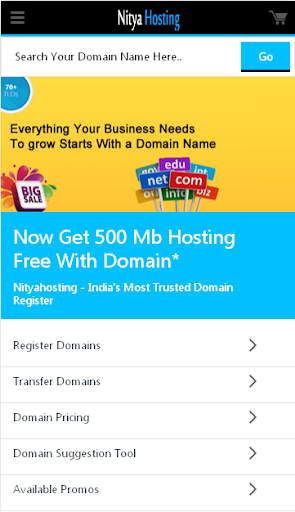 【免費商業App】Domains & Hosting-NityaHosting-APP點子