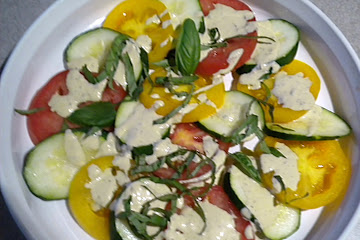 &quot;Dressed&quot; Up Tomato and Zucchini Salad