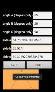 Triangle Solver Deluxe Screenshots 2