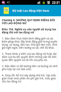 Download Bộ luật Lao động Việt Nam APK