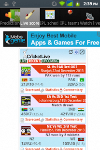 CRICKET365 Screenshots 2