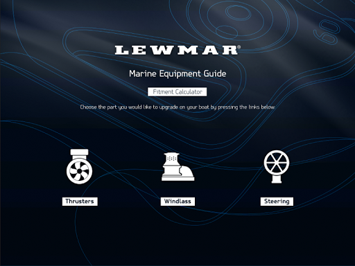 Lewmar Fitment Calculator