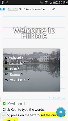 FiiNote Full function Key