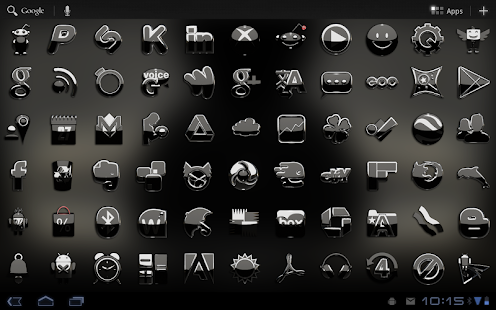 Next Launcher Theme Atlantis - náhled