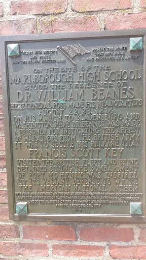 Dr. William Beanes Memorial Plaque