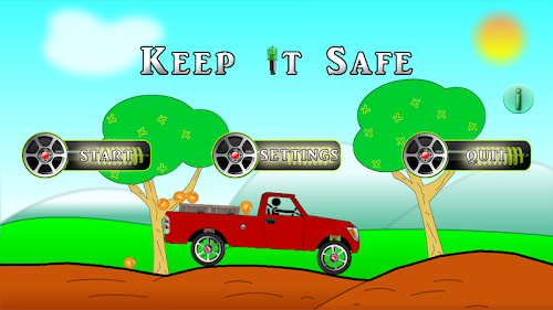 Android application Keep It Safe racing game screenshort