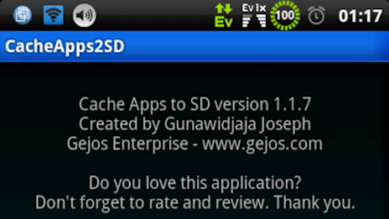 Cache Apps to SD (donate) v4.5.2 Patched Apk