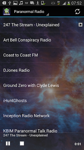 Paranormal Radio 20+ Stations