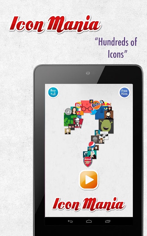 Android application icoMania-Full screenshort