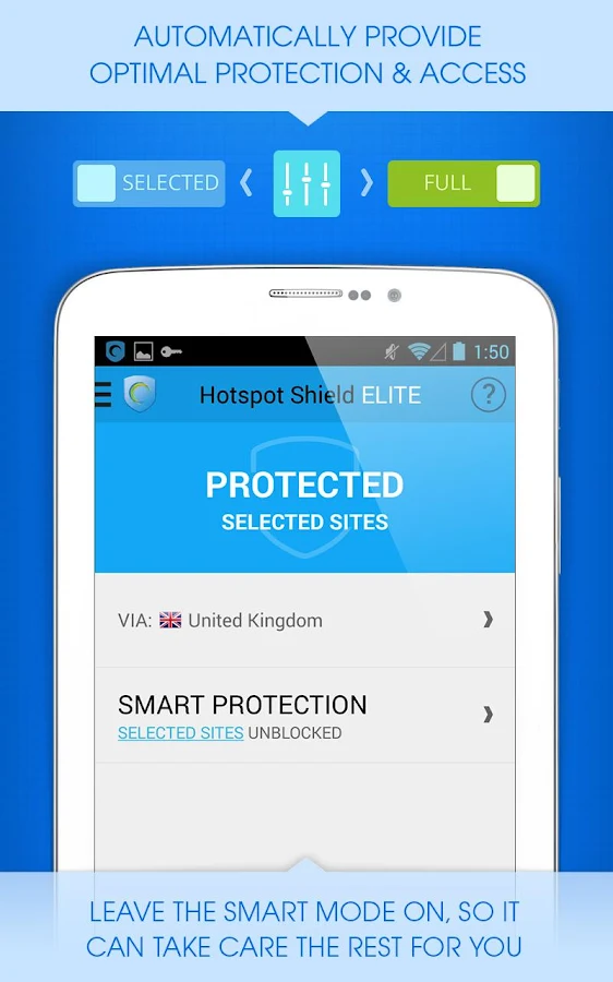 Hotspot Shield VPN WiFi Seguro - screenshot