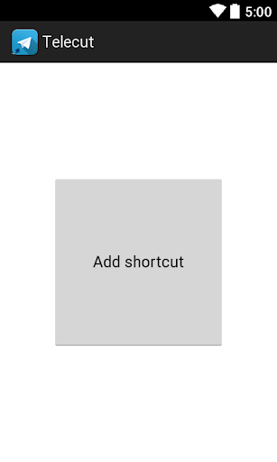 Telecut - Telegram shortcuts