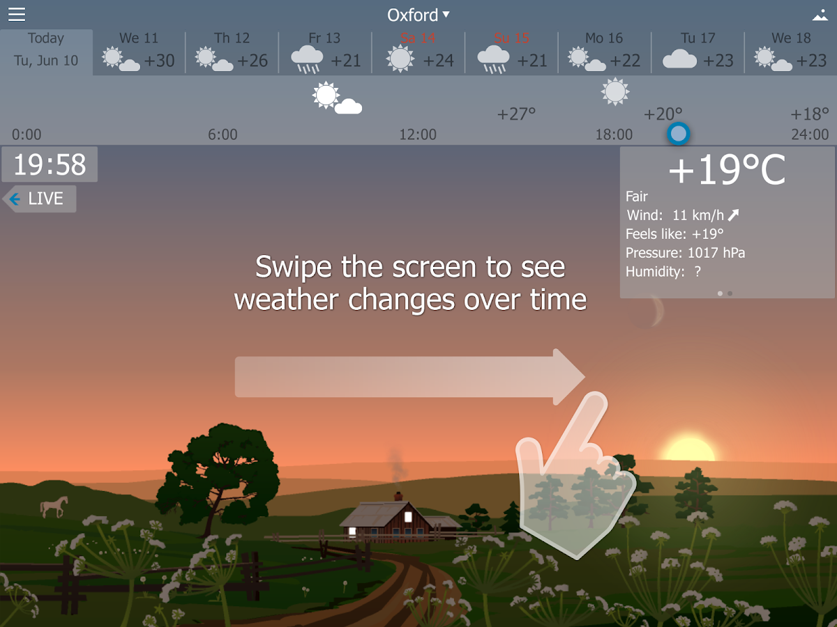   YoWindow Weather- หน้าจอ 