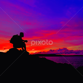 Sunset Sky With Other People by Jnr Lavigne - Landscapes Sunsets & Sunrises