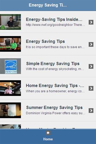 Energy Saving Tips Video