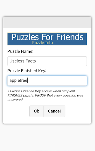 Puzzles for Friends