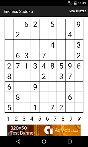 Endless Sudoku