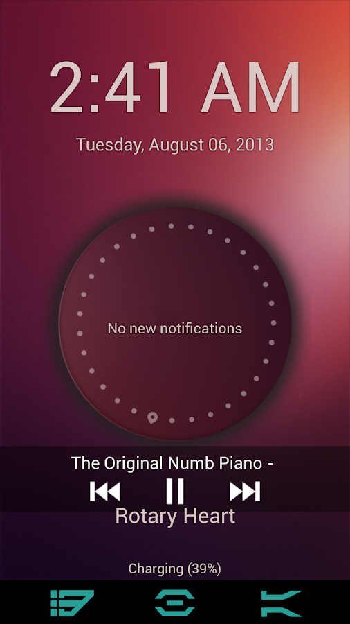 Ubuntu Lockscreen - screenshot