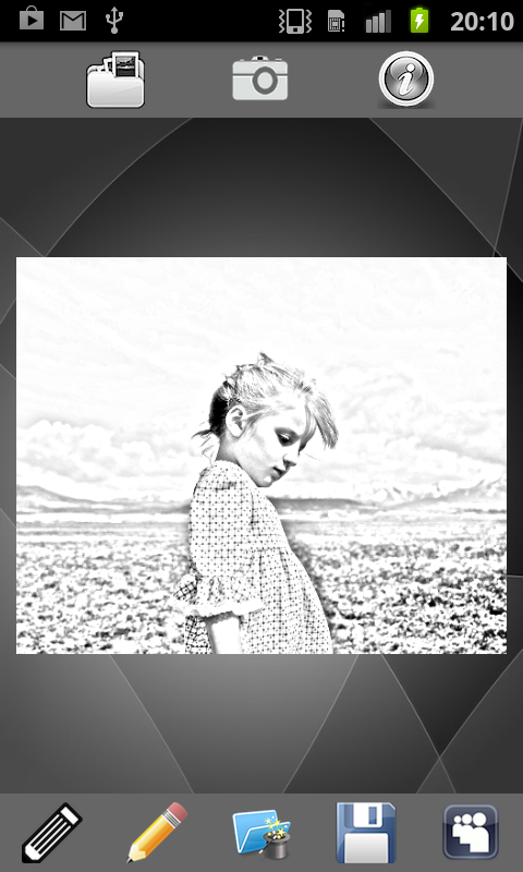 Android application Portrait Sketch HD screenshort
