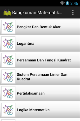 Rangkuman Matematika SMU