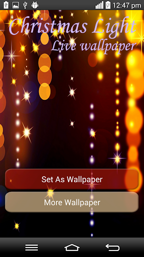 Christmas Light Live Wallpaper